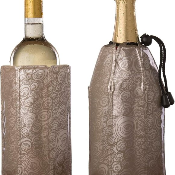 Champagne & Wine Cooler Set - Flexible Insulated Chiller For Standard Size Bottl - Picture 1 of 7